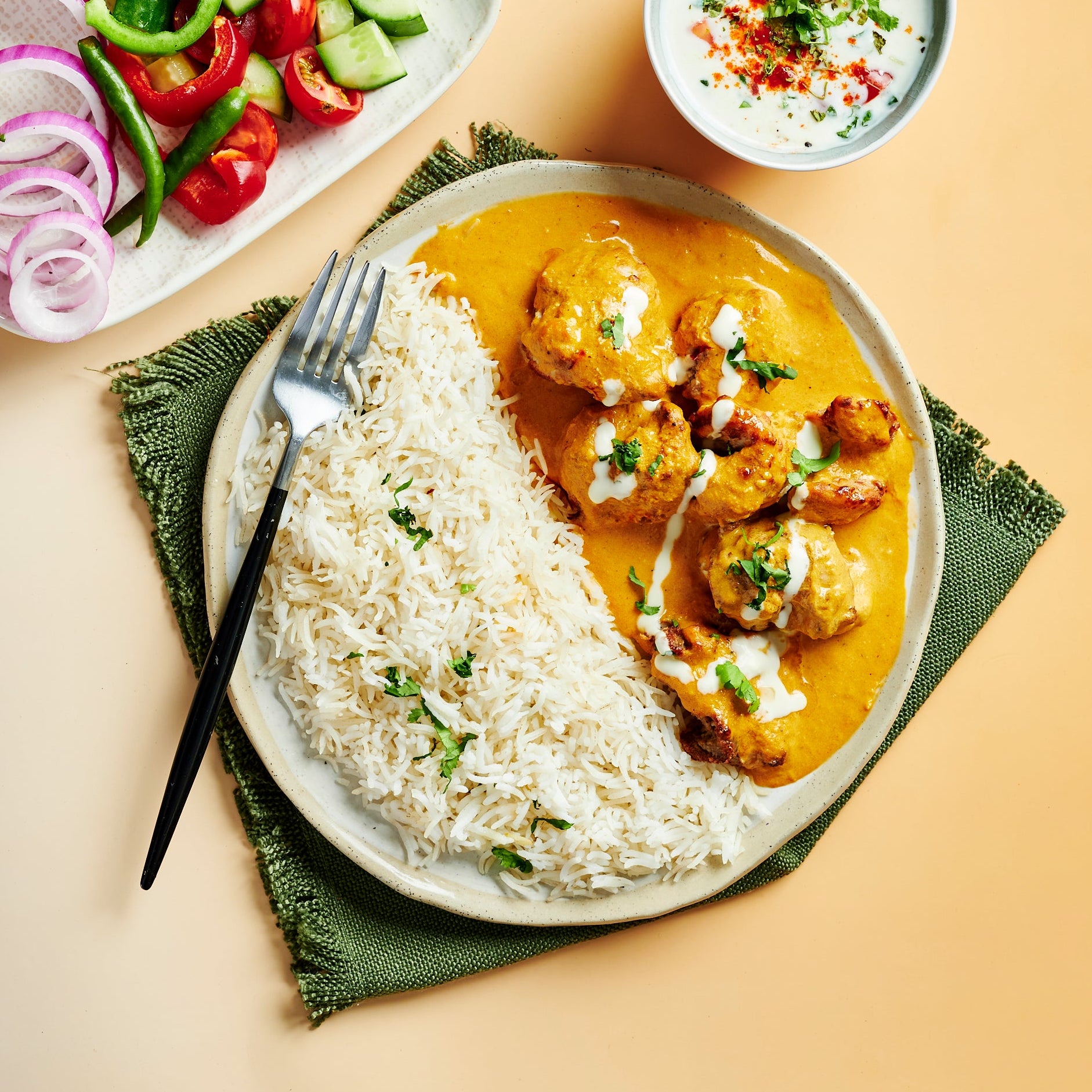 Chicken Korma with Basmati Rice
