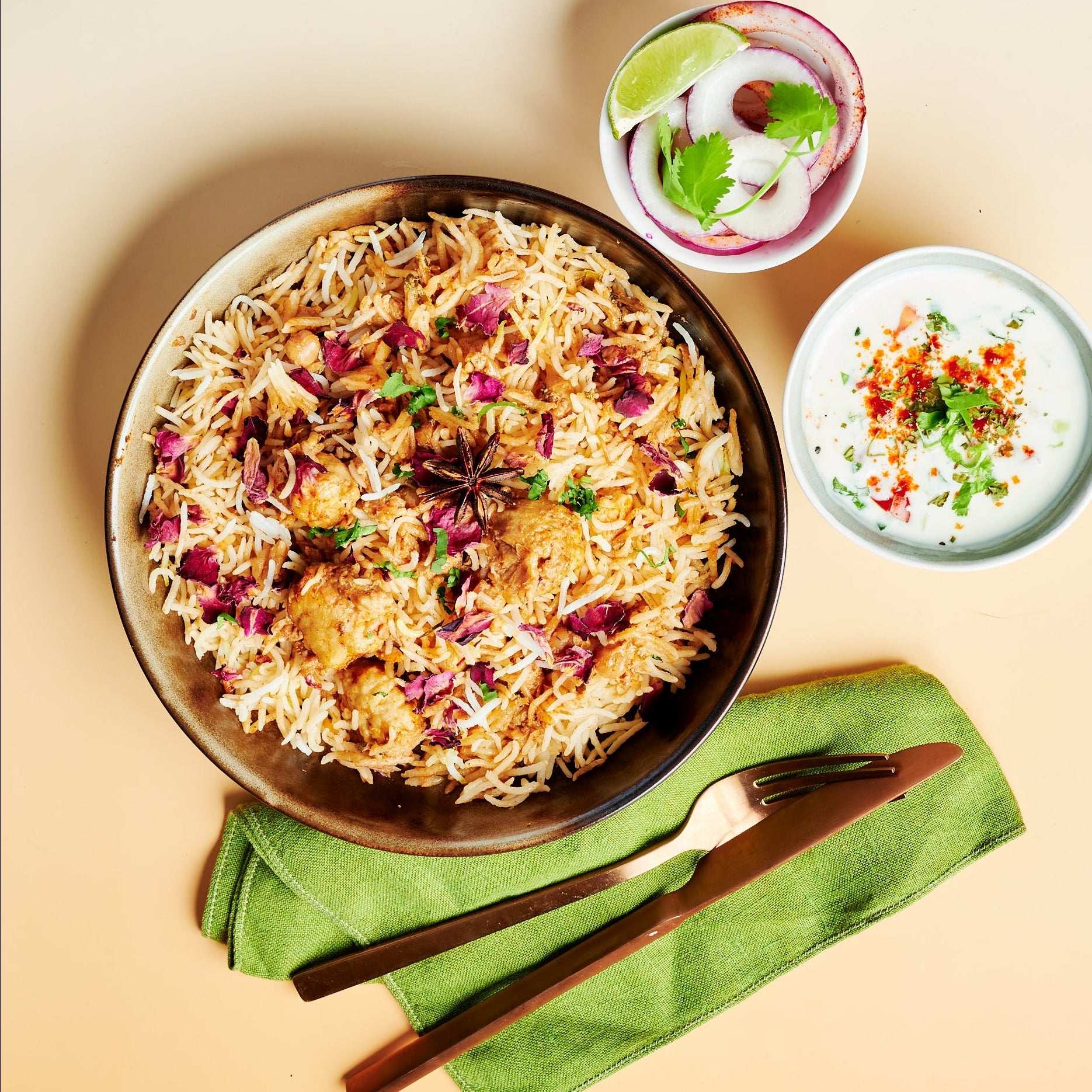 Soy n Chickpeas Biryani